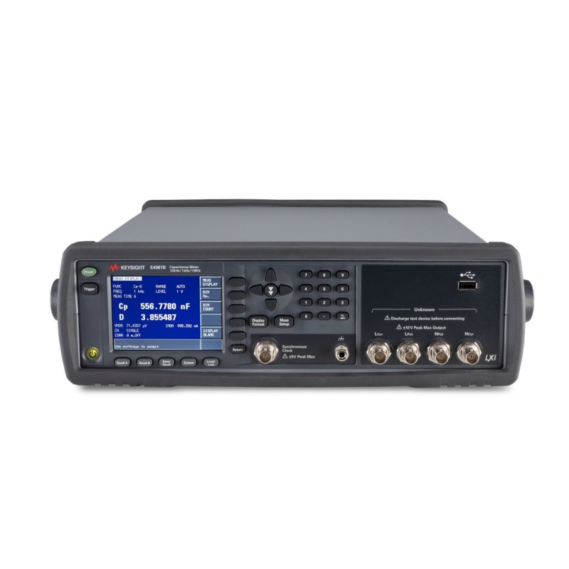 Keysight 是德科技  E4981B 電容計， 120 Hz / 1 kHz / 1 MH